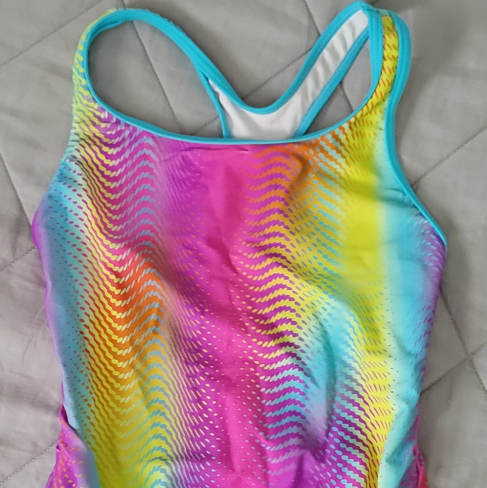 Speedo girls swimsuit size 8